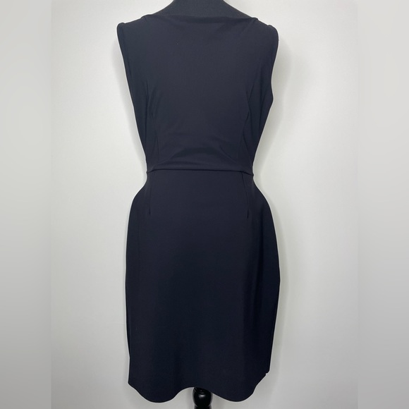 CHIARA BONI La Petite Robe Sleeveless Above-Knee Black Dress Women’s Size 16 - Picture 5 of 10